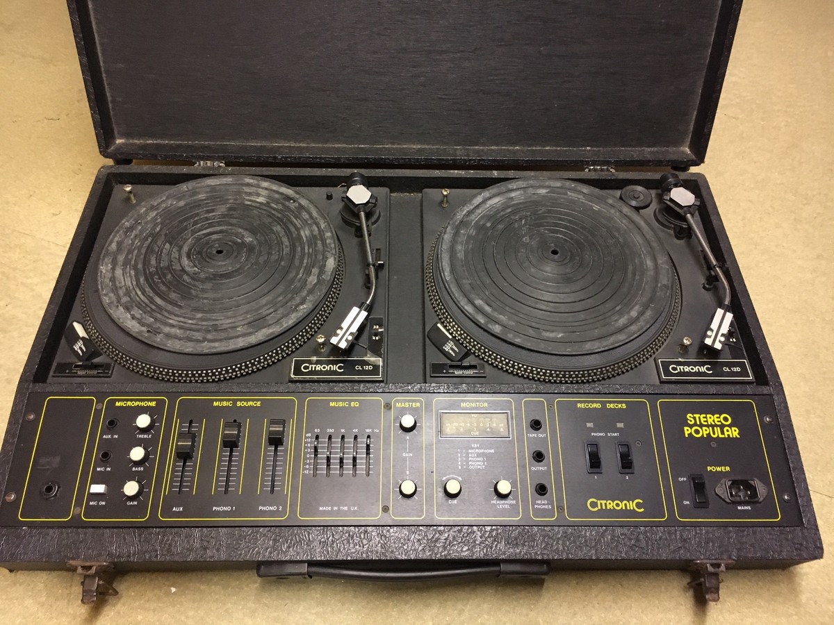 Citronics CL12D Dual Deck DJ Mixer