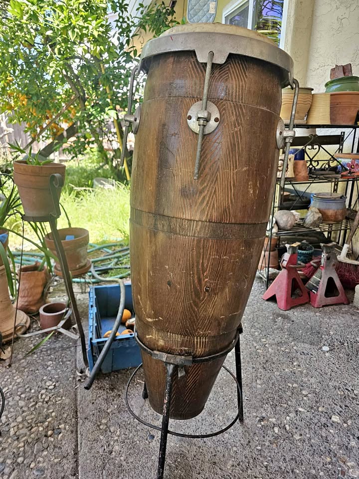 Vintage Handmade Conga Drum – Jay Bereck