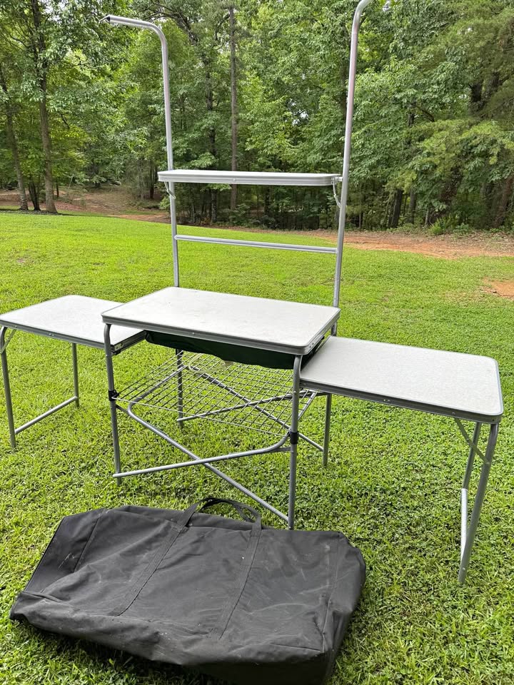 Portable Camping Kitchen Table Stand