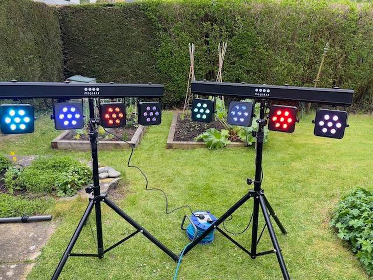 2x Equinox Megabar LED Lighting Units