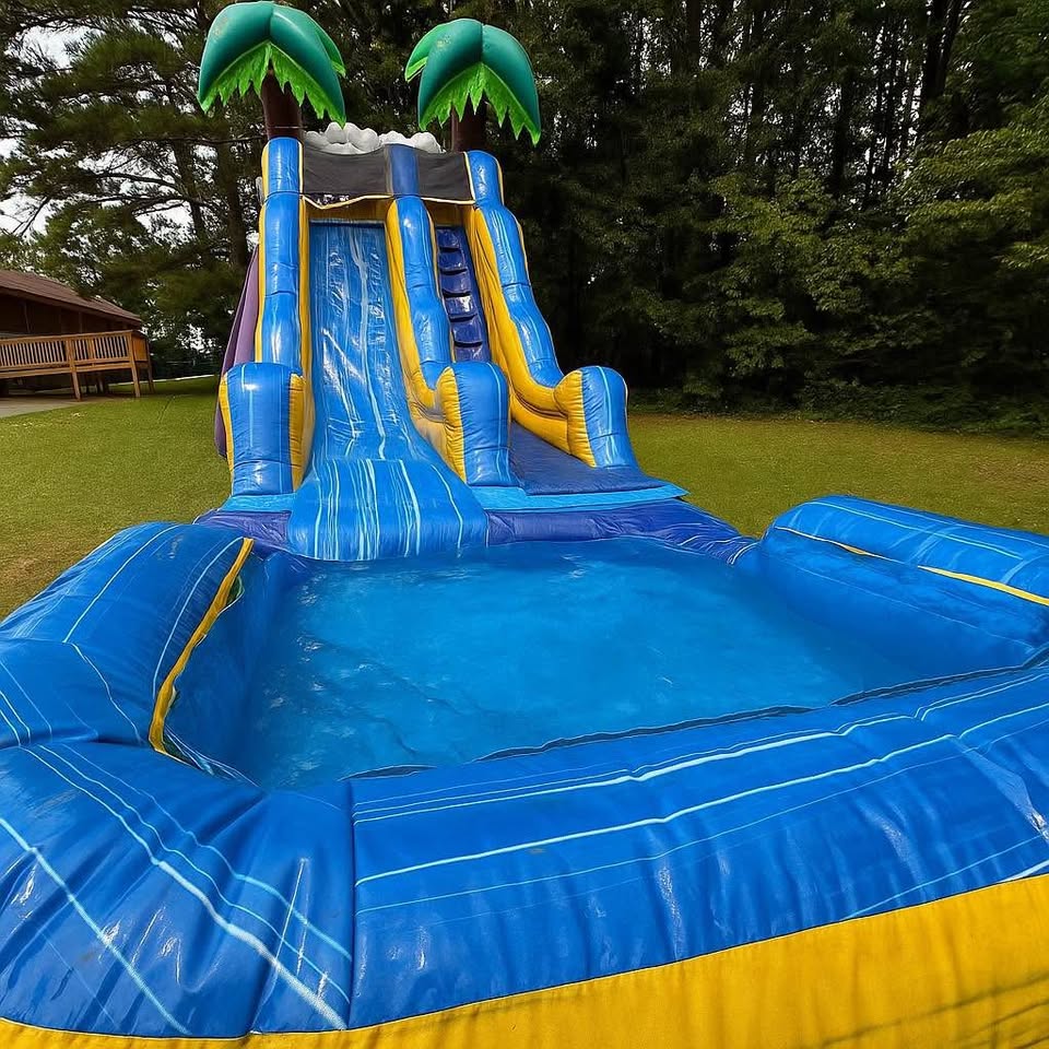 Tropical Water Slide Inflatable