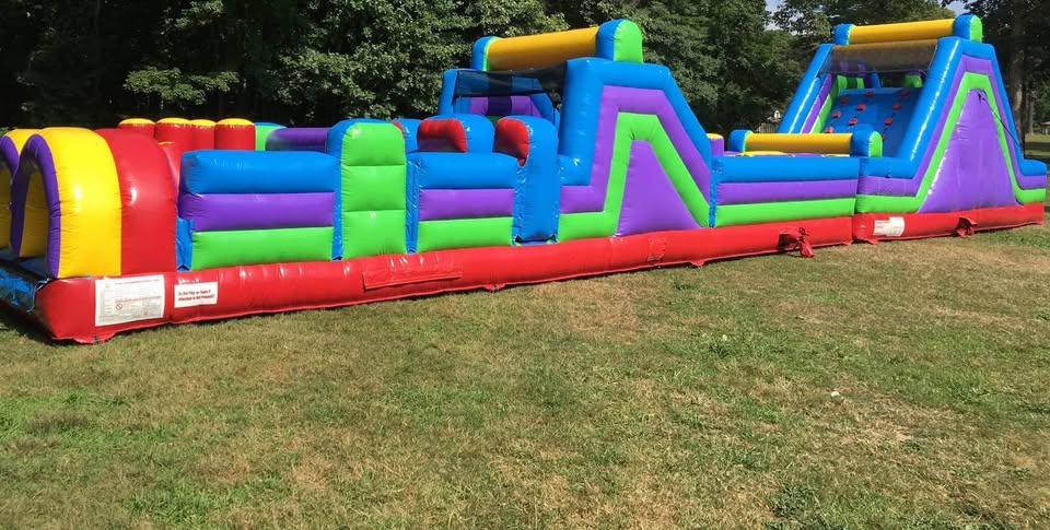 Large Bounce House Obstacle Course