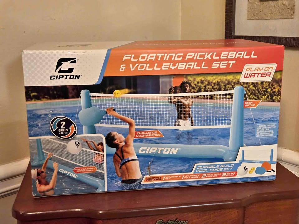 Cipton Floating Pickleball and Volleyball Set 2-in-1